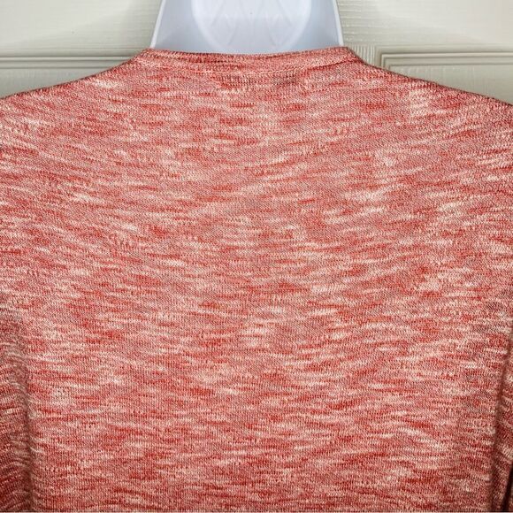 Madewell Long Sleeve Summer Ryder Waterfall Open Cardigan Sweater Marled Rose M - Picture 9 of 11